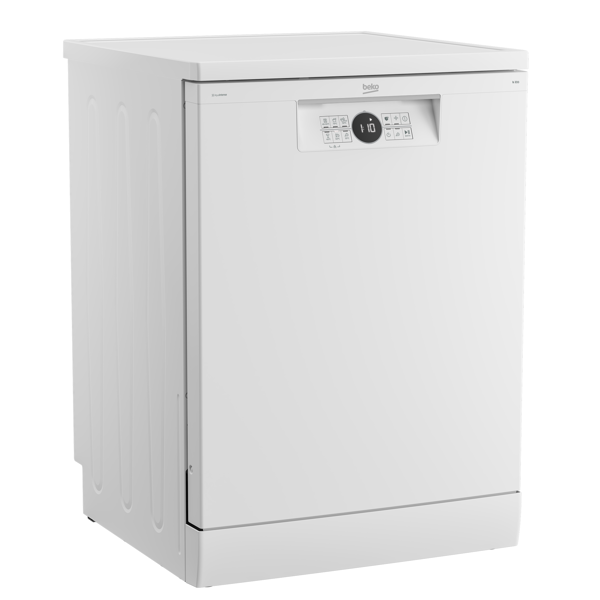 ჭურჭლის სარეცხი მანქანა Beko BDFN26520WQ, D, 46Dba, Dishwasher, White