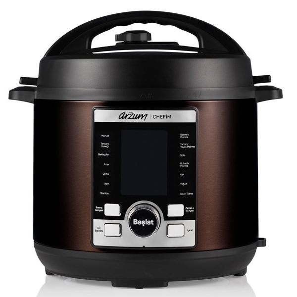 მულტსახარში Arzum AR2055, 1000W, 6L, Multi Cooker, Black