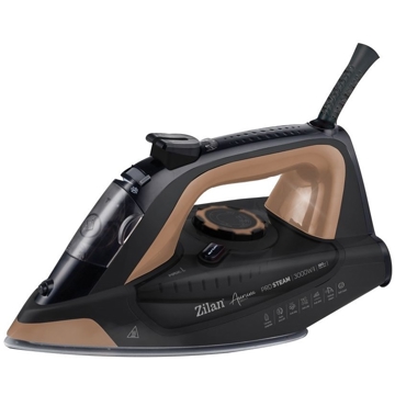 ორთქლის უთო Zilan ZLN4247, 3000W, 380ML, Steam Iron, Black/Brown