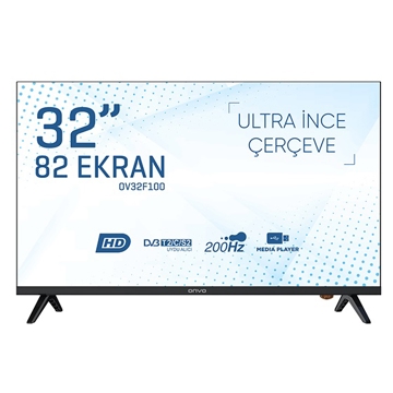 ტელევიზორი Onvo OV32F100, 32", HD, HDMI, USB, Black