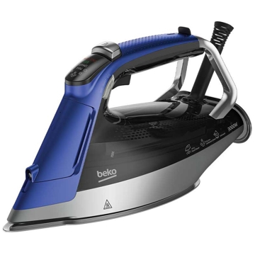 ორთქლის უთო Beko SPA 9130 B, 3000W, 350ml, Steam Iron, Black/Blue