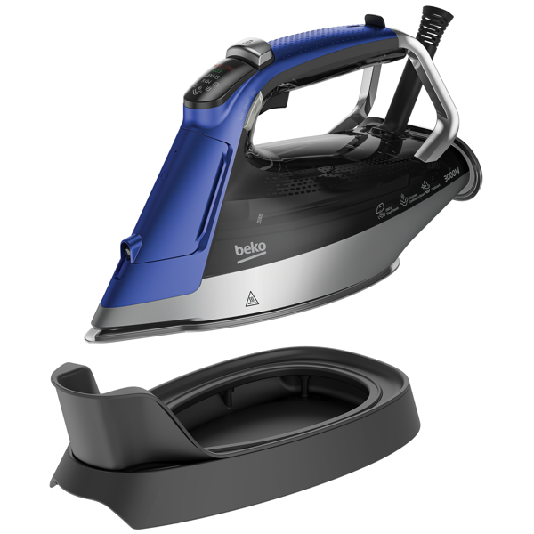 ორთქლის უთო Beko SPA 9130 B, 3000W, 350ml, Steam Iron, Black/Blue