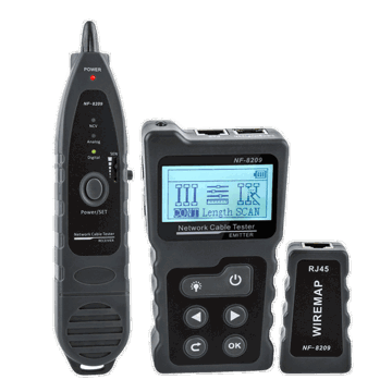 ქსელის ტესტერი Noyafa NF-8209, Cable Tester, Black