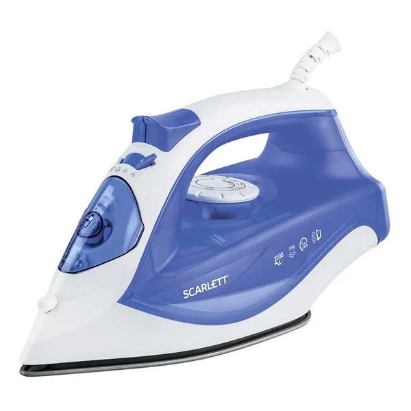 ორთქლის უთო Scarlet SC-SI30K23, 2200W, 250ML, Steam Iron, Blue