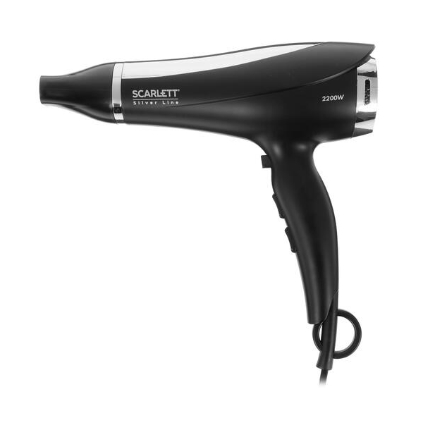 თმის საშრობი Scarlet SC-HD70I76, 2200W, Hair Dryer, Black