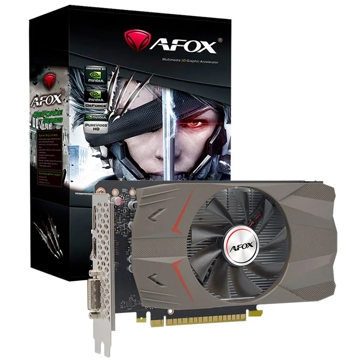 ვიდეო დაფა Afox AF1650-4096D6H1, GeForce GTX 1650, 4GB, 128bit, HDMI, DP, Grey