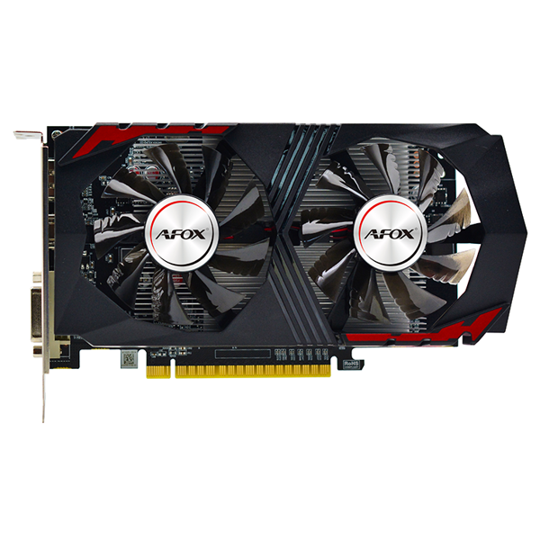 ვიდეო დაფა Afox AF1050TI-4096D5H5-V2, GeForce GTX 1050 Ti, 4GB, 128bit, HDMI, DP, Grey