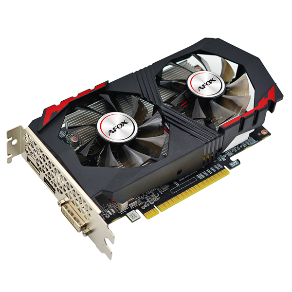 ვიდეო დაფა Afox AF1050TI-4096D5H5-V2, GeForce GTX 1050 Ti, 4GB, 128bit, HDMI, DP, Grey