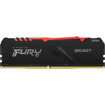 ოპერატიული მეხსიერება Kingston KF432C16BBA/32, RAM 32GB, DDR4, DIMM, RGB, 3200MHz