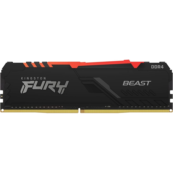 ოპერატიული მეხსიერება Kingston KF432C16BBA/32, RAM 32GB, DDR4, DIMM, RGB, 3200MHz