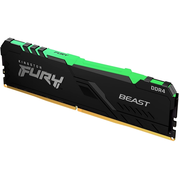 ოპერატიული მეხსიერება Kingston KF432C16BBA/32, RAM 32GB, DDR4, DIMM, RGB, 3200MHz