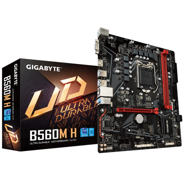 დედა დაფა Gigabyte B560M_H, LGA1200, DDR4, DIMM, 64GB