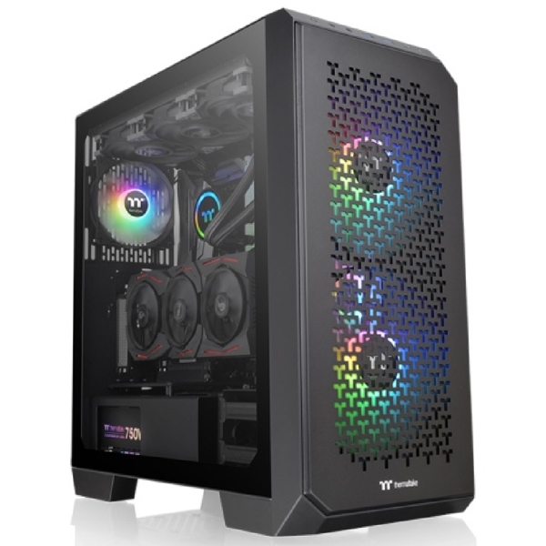 Thermaltake CA-1P6-00M1WN-00, Computer Case, MidT, MicroATX, Mini-ITX, USB-C, 2xUSB 3.0, Black