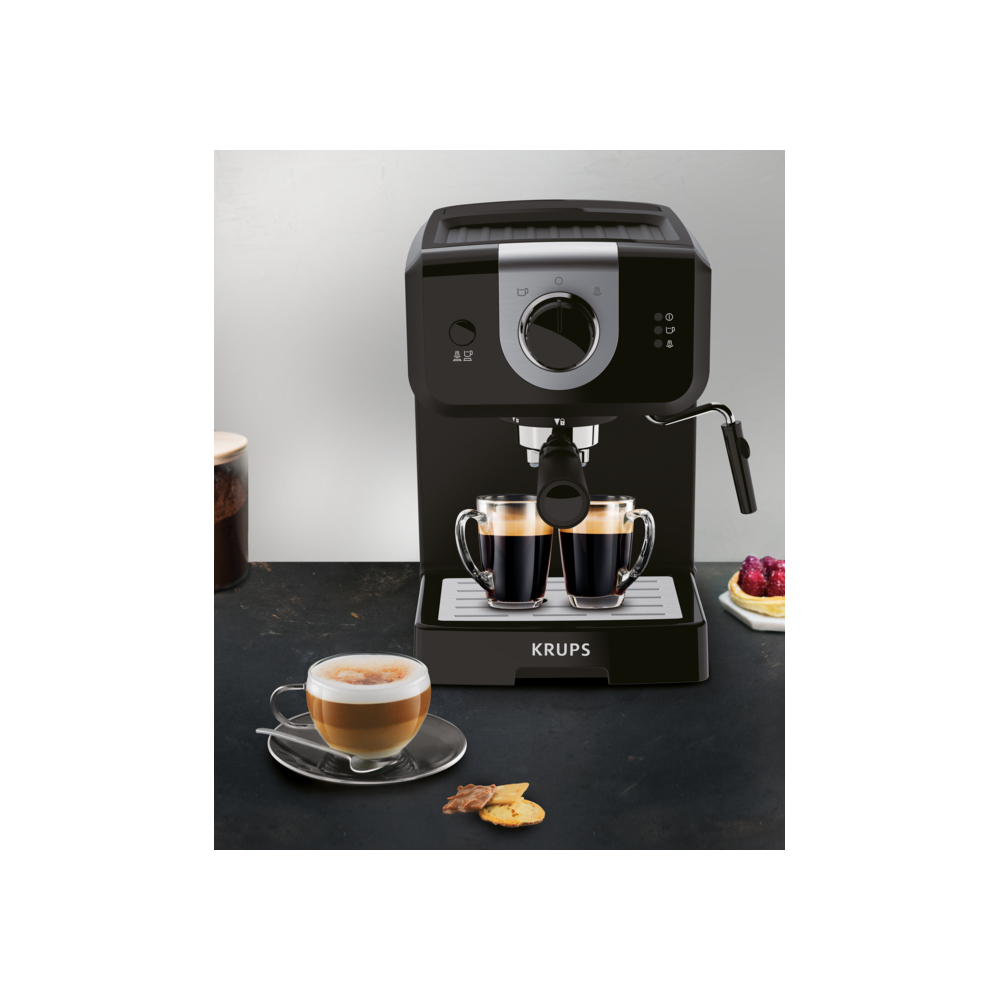 ყავის აპარატი Krups XP320830, 1045W, Coffee Machine, Silver
