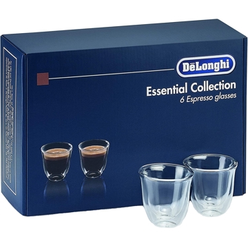 ჭიქების ნაკრები DeLonghi DLSC300, 60ml, 6Pcs Espresso Set