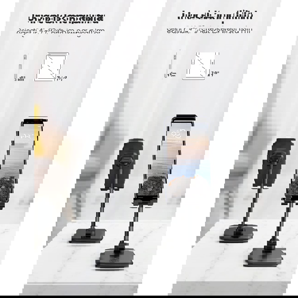 UGREEN LP287 (10999), Adjustable Desk Phone Holder, Black