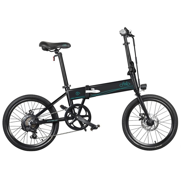 ელექტრო ველოსიპედი Fiido D4S, 20", Folding Electric Bike, 25KM/H, up to 80km Black