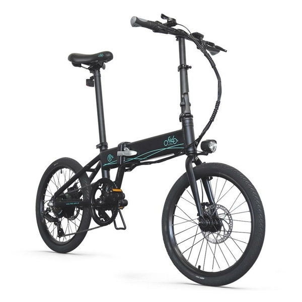 ელექტრო ველოსიპედი Fiido D4S, 20", Folding Electric Bike, 25KM/H, up to 80km Black