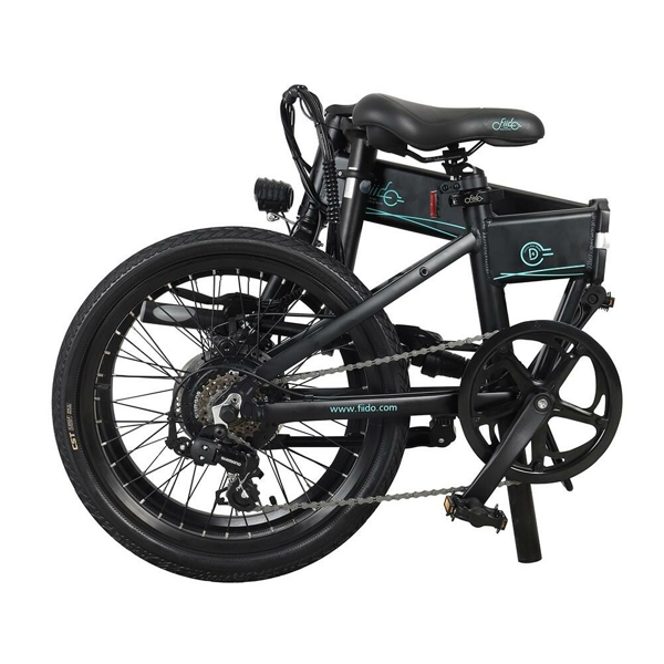 ელექტრო ველოსიპედი Fiido D4S, 20", Folding Electric Bike, 25KM/H, up to 80km Black