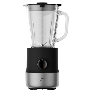 ბლენდერი Beko TBN 81808 BX, 800W, 1.8L, Blender, Black/Silver