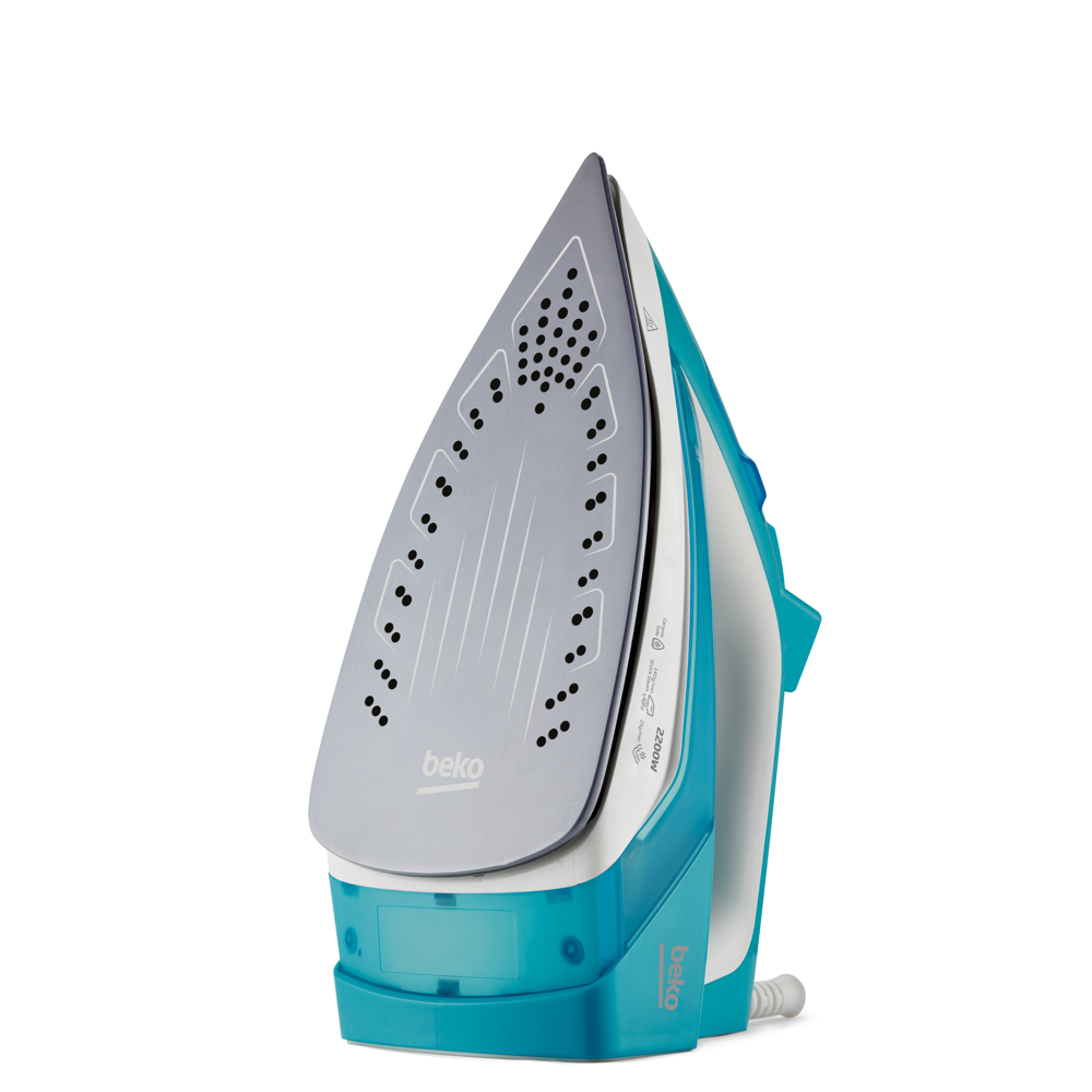ორთქლის უთო Beko SIM 3122 T, 2200W, 0.24L, Steam Iron, White/Blue