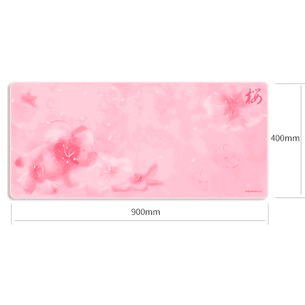 მაუსის პადი Varmilo ZDB038-01, Gaming Mouse Pad, XL, Pink