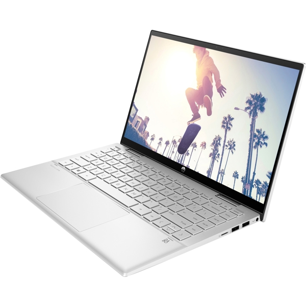 ნოუთბუქი HP 78V56EA Pavilion x360, 14", i5-1235U, 8GB, 512GB SSD, Integrated, Silver