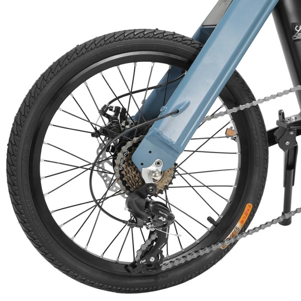 ელექტრო ველოსიპედი Fiido D11, 20", Folding Electric Bike, 25KM/H, up to 100km Blue