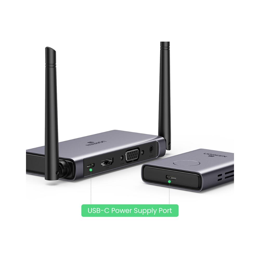 უსადენო HDMI გადამცემი UGREEN CM506 (50633A) Wireless Transmitter SIlver