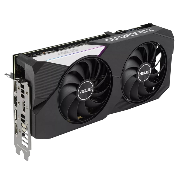 ვიდეო  დაფა Asus 90YV0G1J-M0NA00, Gaming Geforce RTX3060 Ti Dual OC LHR, 8GB, 256bit, HDMI, DP, Black