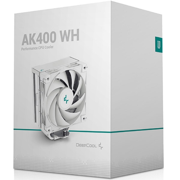 ქულერი DeepCool AK400 WH, 127mm, 1850RPM, Cooler, White