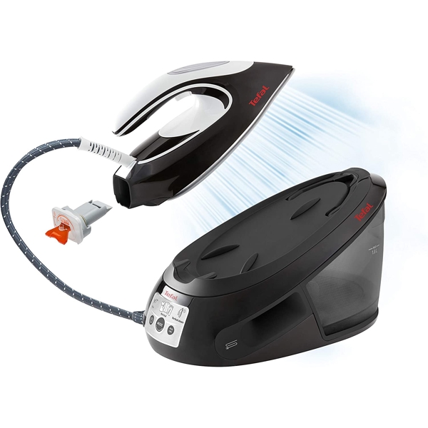 ორთქლის უთო Tefal SV8055E0, 2800W, 1.8L, Steam Generator, Black