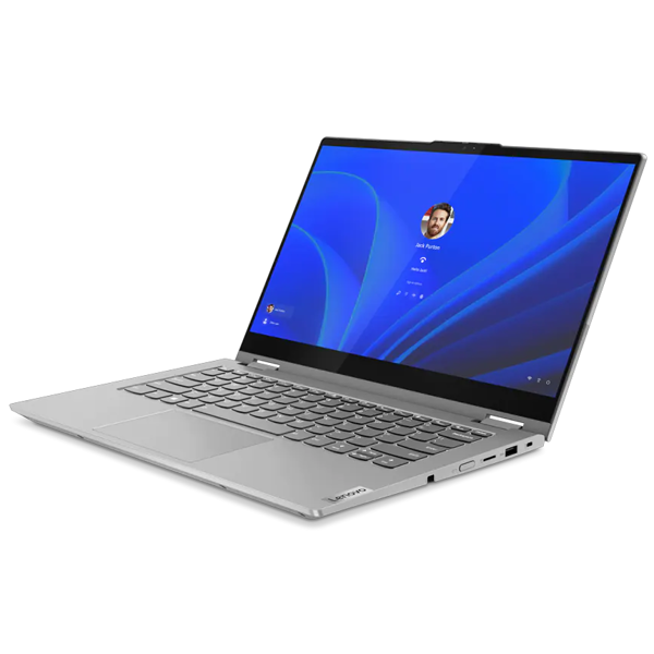 ნოუთბუქი Lenovo 21DM0023RU ThinkBook 14s Yoga, 14", i5-1235U, 8GB, 512GB SSD, Integrated, Mineral Grey