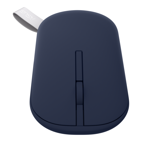 მაუსი Asus MD100 Marshmallow, Wireless, RF 2.4, Bluetooth, Classic Mouse, Blue