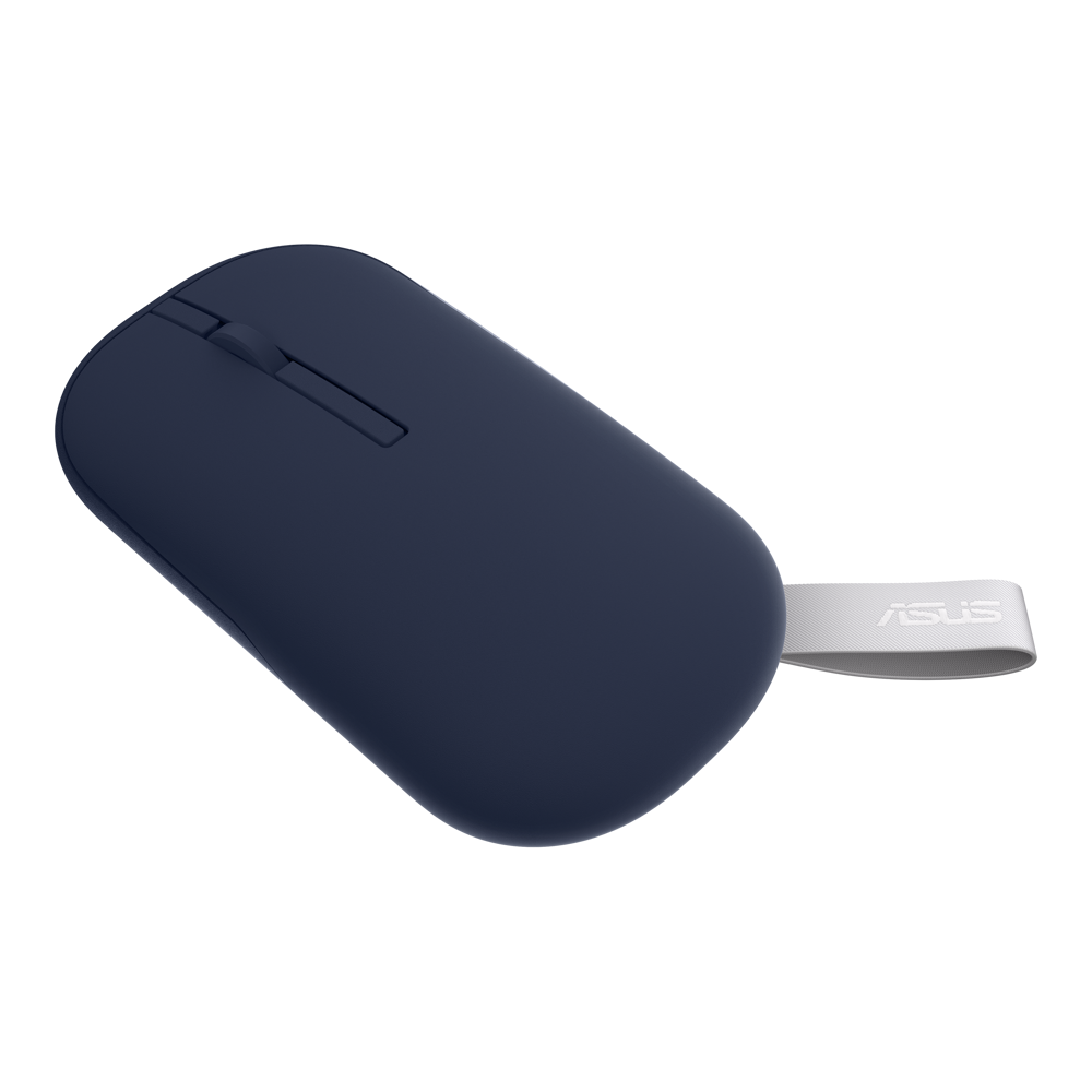 მაუსი Asus MD100 Marshmallow, Wireless, RF 2.4, Bluetooth, Classic Mouse, Blue