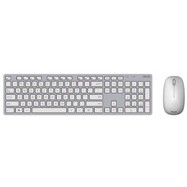 კლავიატურა+მაუსი Asus 90XB0430-BKM0Y0, Wireless, Keyboard And Mouse, White