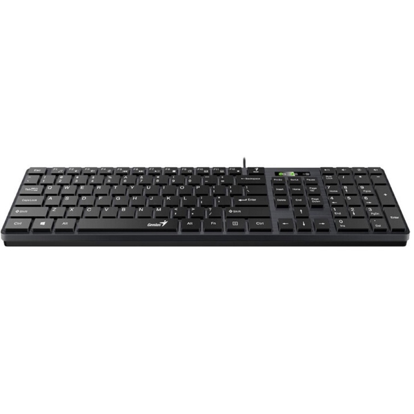 კლავიატურა Genius SlimStar 126, Wired, USB, Keyboard, Black