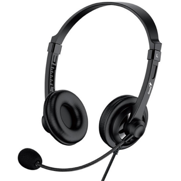 Genius HS-230U, Headset, Wired, USB, Black