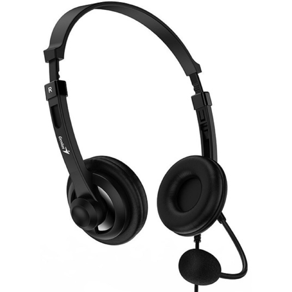 Genius HS-230U, Headset, Wired, USB, Black