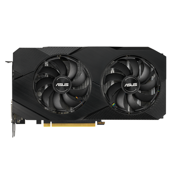 ვიდეო დაფა Asus 90YV0CH4-M0NA00, GeForce RTX2060 DUAL EVO, 6GB, 192bit, HDMI, DP, DVI-D, Black