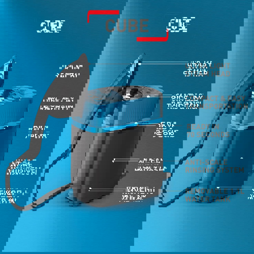 Tefal UT2020E0, 2170W, 1.1L, Steam Generator, Black