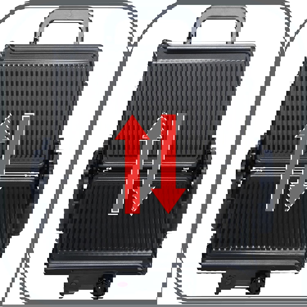 გრილი Tefal GC205012, 1600W, Grill Black/Silver