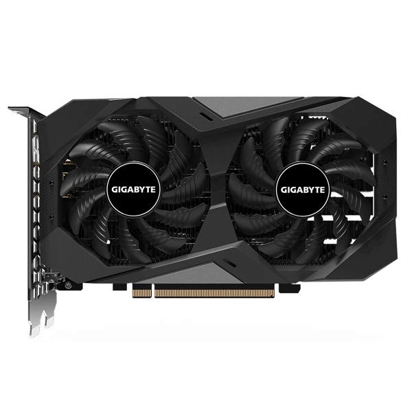 ვიდეო დაფა Gigabyte GV-N1656WF2OC-4GD, Gaming GeForce GTX1650 WINDFORCE OC, 4GB, 128bit, HDMI, DP, DVI-D, Black