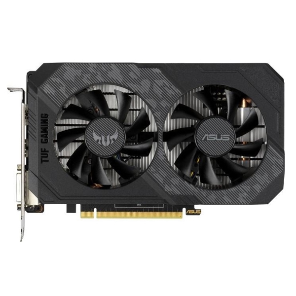 ვიდეო დაფა Asus 90YV0EZ2-M0NA00, Gaming GeForce GTX1650 TUF OC, 4GB, 128bit, HDMI, DP, DVI-D, Black