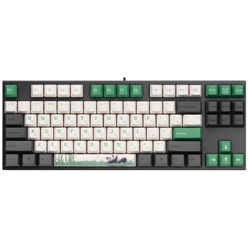 Varmilo VEA87 Panda R2, Cherry Mx Silent Red, Wired, USB, Gaming Keyboard, Gray/Green