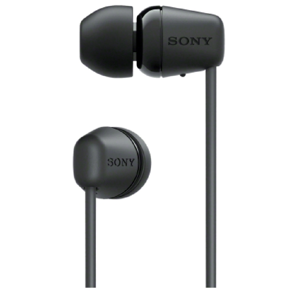 ყურსასმენი Sony WIC100B.E_8123365013, In-ear Headphones, Wireless, Bluetooth, IPX4, Black