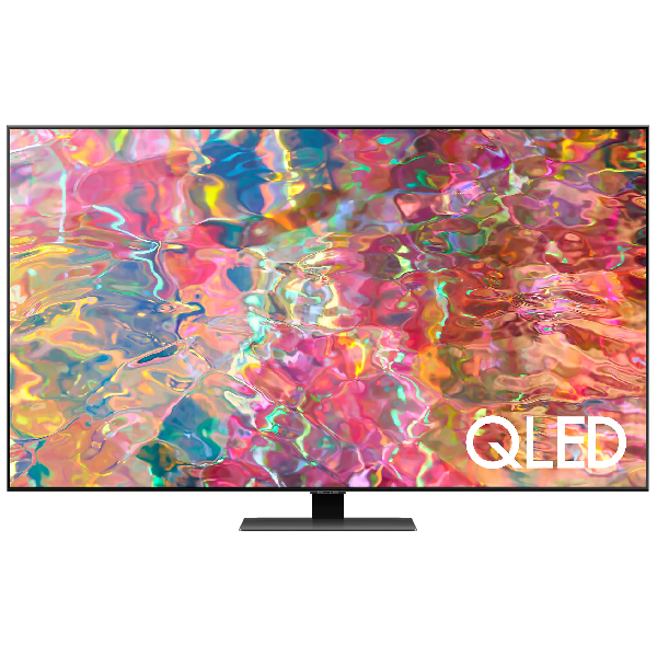 ტელევიზორი Samsung QE75Q80BAUXCE, 75", 4K QLED, Smart TV, HDMI, USB, BT, RJ45, Black