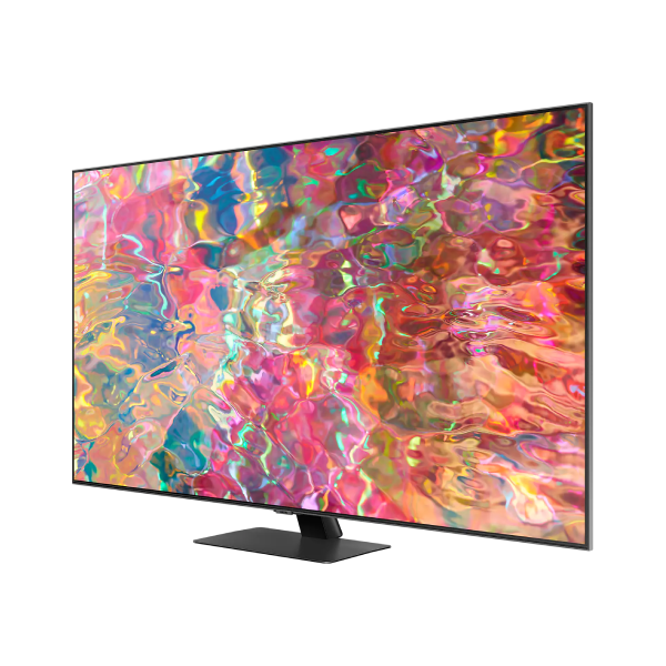 ტელევიზორი Samsung QE75Q80BAUXCE, 75", 4K QLED, Smart TV, HDMI, USB, BT, RJ45, Black