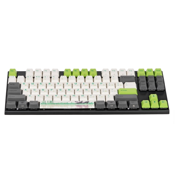  Varmilo MA87M V2 Panda R2, EC Rose V2, Wired, USB, Gaming Keyboard, Gray/Green