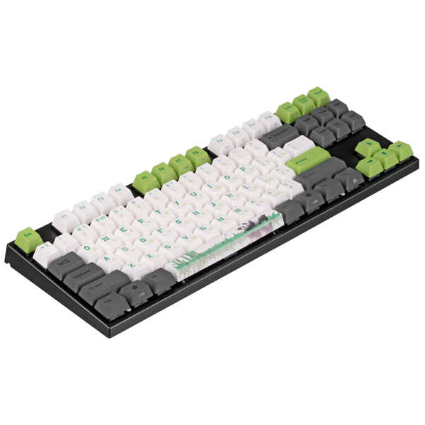  Varmilo MA87M V2 Panda R2, EC Rose V2, Wired, USB, Gaming Keyboard, Gray/Green